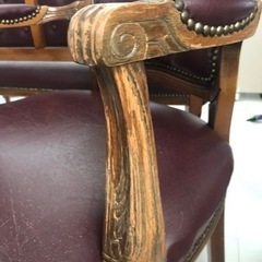 アンティークチェア　サロンチェア3点セット値下げしました