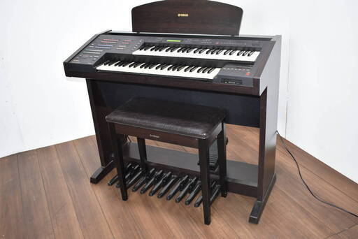 【ヤ取終了8/29】≪zy261≫良品 動OK YAMAHA/ヤマハ Electone/エレクトーン EL-100 椅子付き 31104-05
