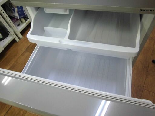 シャープ ノンフロン冷凍冷蔵庫 2015年製 350L SJ-WA35B-S 3ドア冷蔵庫