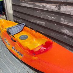 【再値下げ！お買い得です！】シングル(一人乗り)シーカヤック☆オレンジ(コブラ)