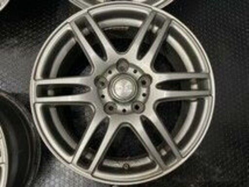 【送料無料】【美品バリ溝】LAYCEA レイシア 16in 6.5J+42 PCD114.3 ウィンターマックス 215/65R16 2018年製 アルファード エリシオン等