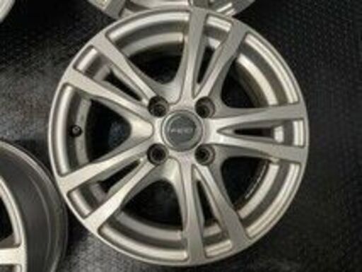 BS BRIDGESTONE FEID NK5 フェイド 社外ホイール 15インチ 4本 6J5HPCD100+45 プリウス ウィッシュ等　(VHO273) クレジットカード QRコード決済可能 BRIDGESTONE (ブリヂストン) FEID (フェイド) NK5 14×4.5J(+46)100-4H