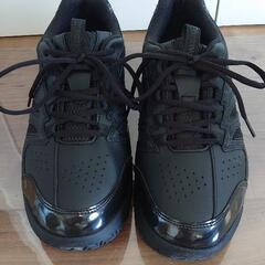 靴　SPALDING 26.0 黒色