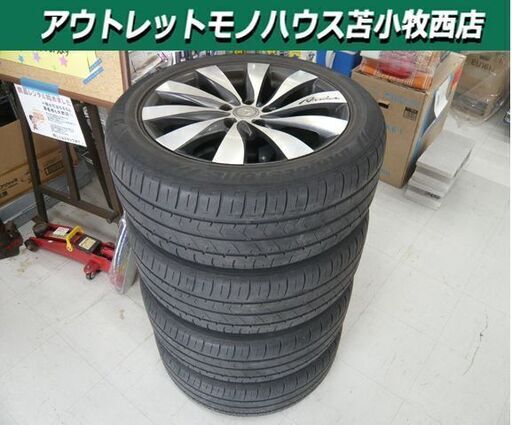 タイヤ付ホイール 4本セット ANEVIAS アヌヴィアス ブリヂストン エコピア 235/50R18 2017年製 中古 苫小牧西店 タイヤ付ホイール 4本セット ANEVIAS アヌヴィアス ブリヂストン