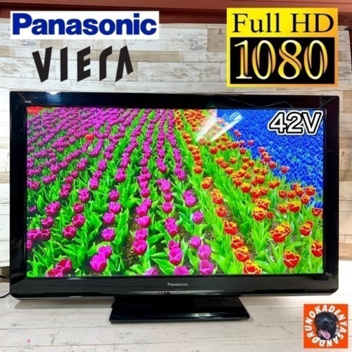 【すぐ見れる‼️】Panasonic VIERA 大型テレビ 42型✨ 3D対応⭕️ 配送＆取付け無料