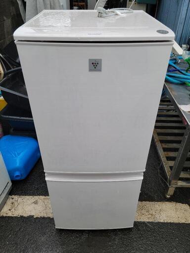 【新春SELA】SHARP　２ドア冷蔵庫　SJ-PD14A　中古　リサイクルショップ宮崎屋佐土原店　22.4.11K