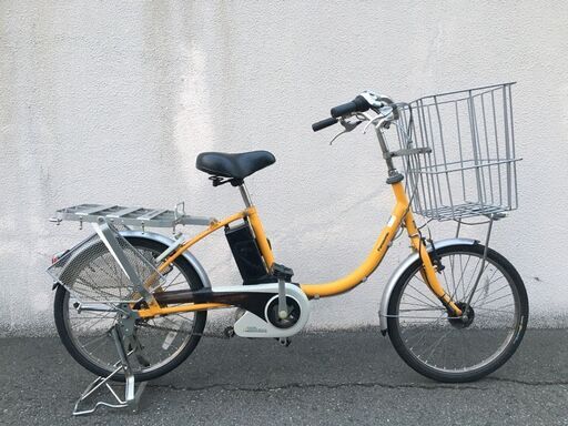地域限定送料無料　パナソニック　ビジネスビビ　13,2AH　業務用　20インチ　黄色　パスギア　アシスタビジネス　神戸市　電動自転車