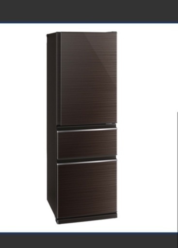 三菱2018年製365L3ドア冷蔵庫