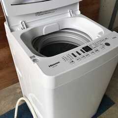 福岡）福岡市東区より　フタ傷みアリ HISENSE ハイセンス 洗濯機 4.5ｋｇ HW-T45D　2020年製