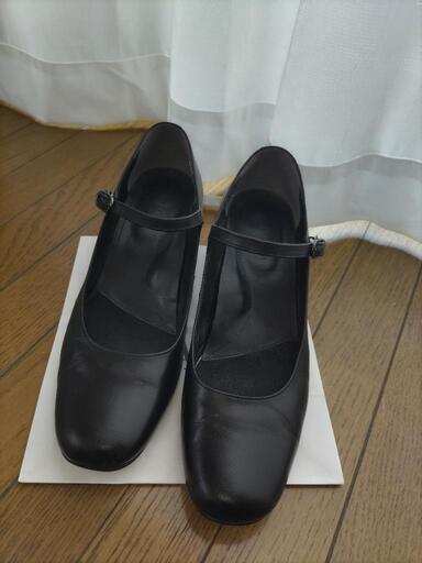 Regal platinum 黒 24.5cm ヒール高5cm 就活に履きました