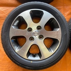 ?165/55R14 バリ山夏タイヤ＆スズキ純正アルミ