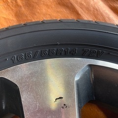 ?165/55R14 バリ山夏タイヤ＆スズキ純正アルミ