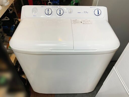ハイアール ◆ 二層式洗濯機 2018年製 5.5kg ◆ JW-W55E