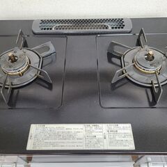 【リサイクルショップどりーむ天保山店】●1840●　ノーリツ　ガスコンロ　都市ガス用　2019年製　KG80QVM　横幅59㎝