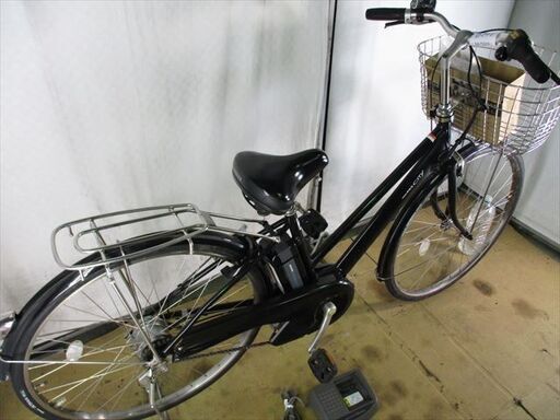 B901☆整備済み 中古電動自転車 YAMAHA PASシティ ブラック 8段変速
