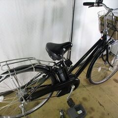 B901☆整備済み 中古電動自転車 YAMAHA PASシティ ブラック 8段変速 8.9Ah