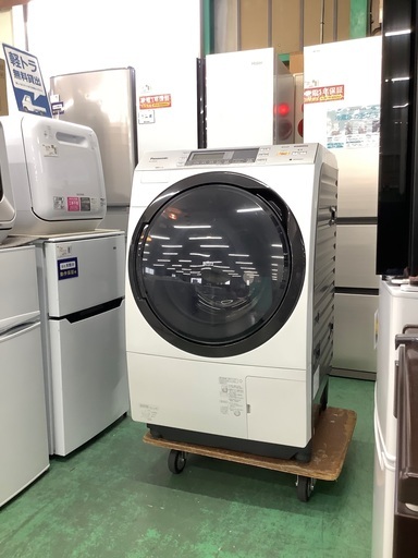 安心の6ヶ月保証付！！ Panasonic　10.0kgドラム式洗濯乾燥機　NA–VX8500L  2015年製