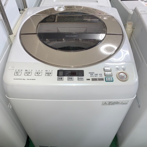 激安　SHARP 全自動洗濯機　8キロ　2016年製