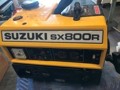 【中古】SUZUKI ポータブル発電機 SX800R