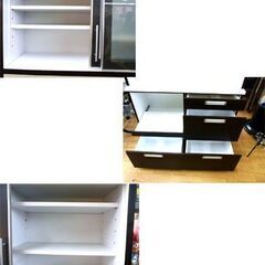 河口家具 レンジボード 幅120㎝ キッチンボード ダークブラウン 札幌市