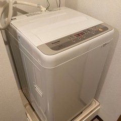 【ネット決済】洗濯機 Panasonic 5kg 受け取り日4/...