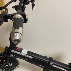 モッペト自転車　アクセル付き電動自転車　折り畳み14インチ　