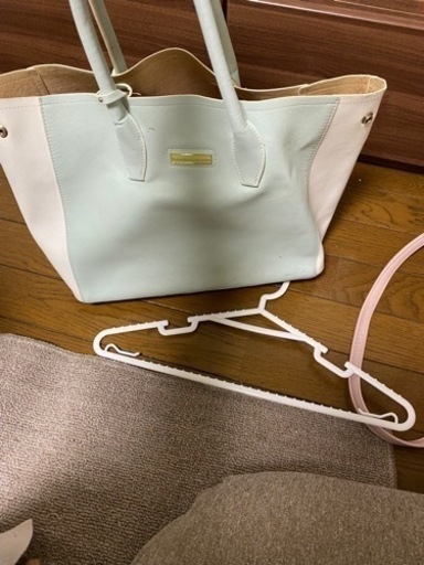 サマンサタバサ シュエット ミント グリーン カバン バッグ さあ 網干の靴 バッグの中古あげます 譲ります ジモティーで不用品の処分