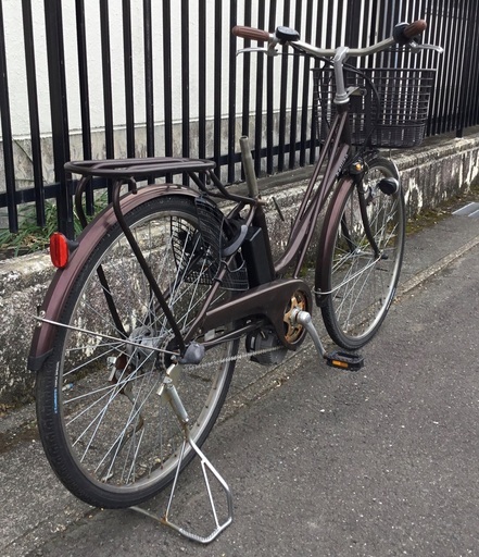 ベリーノ 電動アシスト自転車・26インチ・整備済・充電器とサドル無し  