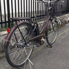 ベリーノ 電動アシスト自転車・26インチ・整備済・充電器とサドル無し（別購入できます）・本体きれいです