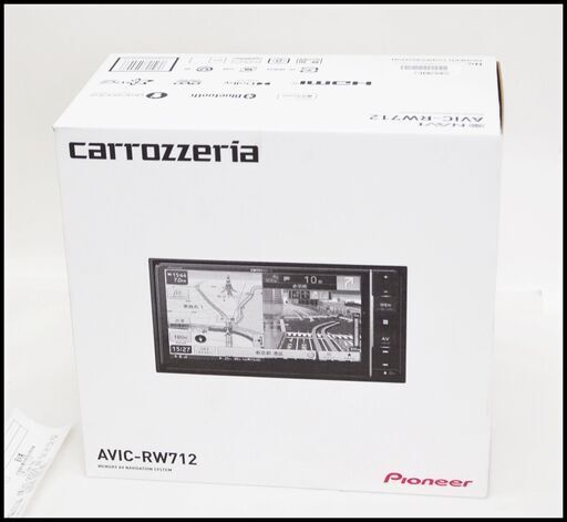 未使用 パイオニア カロッツェリア 楽ナビ AVIC-RW712 7V型HD carrozzeria