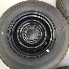 ハイエース 純正タイヤ 純正ホイール 新車外し 4本セット