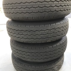 ハイエース 純正タイヤ 純正ホイール 新車外し 4本セット