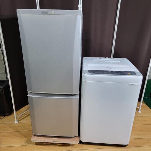 ‍♂️m421売約済み❌関西エリア無料配送⭕高年式ペア！三菱✕パナソニック 家電セット 冷蔵庫 洗濯機