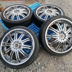 ●20インチ●メッキホイール ●タイヤ TOYO 225-35/20