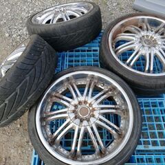 ●20インチ●メッキホイール ●タイヤ TOYO 225-35/20