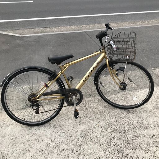 27インチ 6段変速 シティサイクル ママチャリ軽快自転車