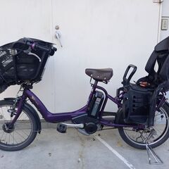 1041 電動自転車 3人乗り ブリヂストン アンジェリーノ 20インチ 8.9AH