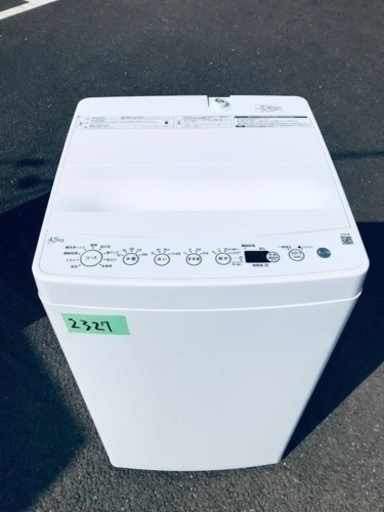 ③✨2021年製✨2327番 ハイアール✨全自動電気洗濯機✨BW-45A‼️