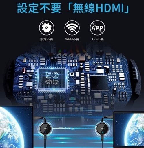 ワイヤレスHDMI無線 送受信機