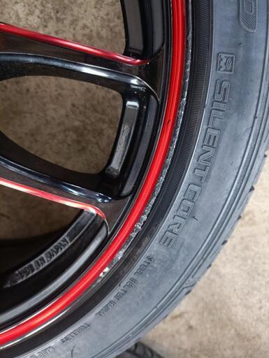 WORK EMOTION 紅 kurenai 17×7J/+47 4H PCD 100 205/45R17 LE MANS Vの 