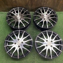 No.605 15×5J +45 4H -100 中古 アルミホイール 4本 15インチホイール