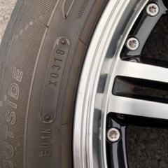 225/50/18共豊シュタイナーホイール付き夏タイヤ4本セット