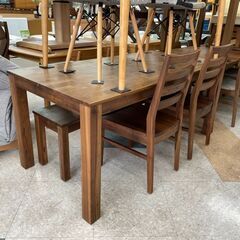 ✨関家具 ダイニング4点セット ORZ(オーズ)160 🔷定価￥124,190🔷 ウォールナット材使用  ベンチ椅子✨