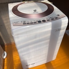 【中古品】8kg洗濯機SHARP ES-GE80L(2014年式...