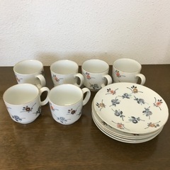 コーヒーセット　5客セット＋カップ1客