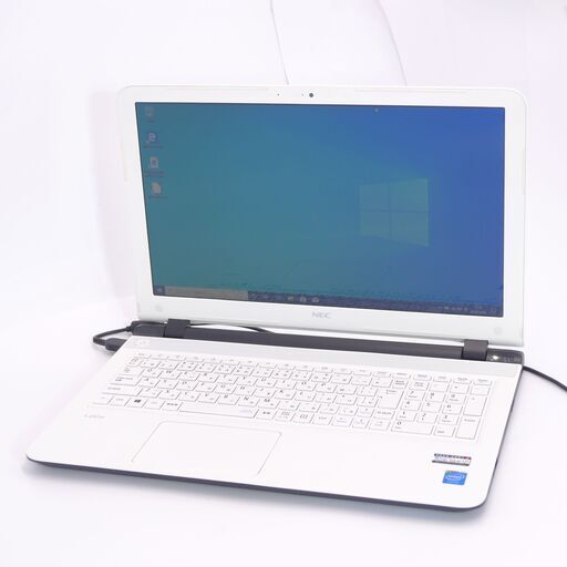 中古良品 15インチ ノートパソコン NEC PC-LE150T1W-P2 新品SSD WiFi有 第4世代 Celeron 4GB DVDRW 無線 Bluetooth Windows10 Office