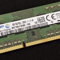 終了 ノートPCメモリ DDR3 4GB ジャンク