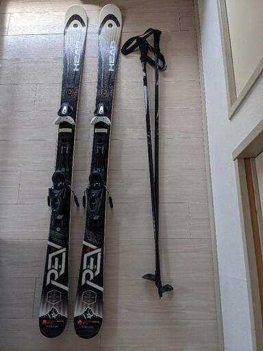 中古スキー板　ストック　ブーツ　セット