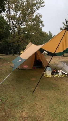 コールマン ワイドティピー3025 XPヘキサタープMDX セット グレージュ