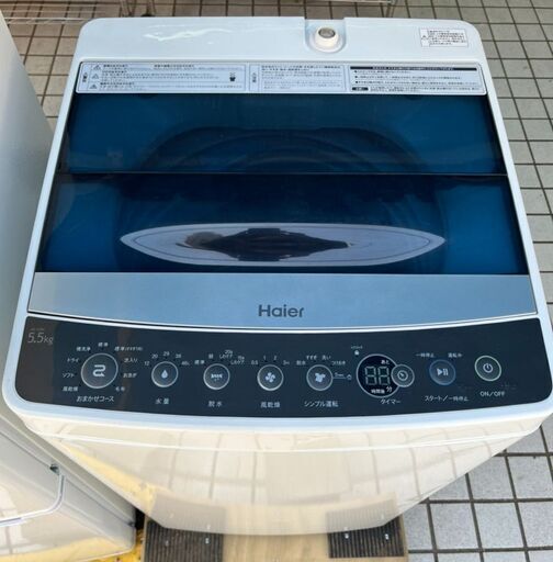 ハイアール　5.5㎏　洗濯機　JW-C55A　2017年　F072
